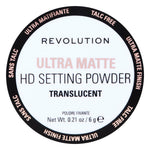 Makeup Revolution, HD Matte Loose Setting Powder, Matte, Loose Setting Powder, 6 g