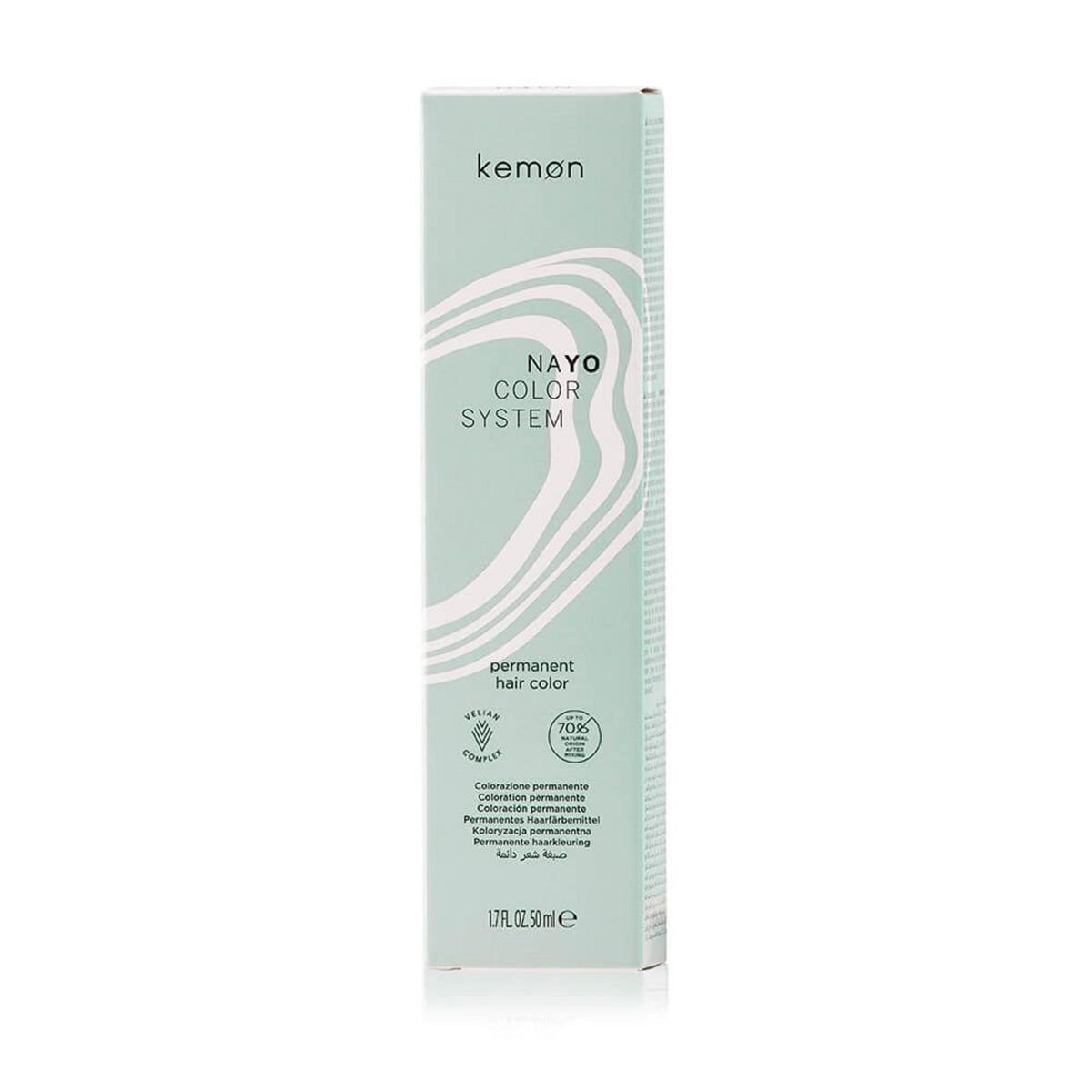 Kemon, Nayo 8 Hair Color, Permanent Hair Dye, 8.1 Light Ash Blonde, 50 ml
