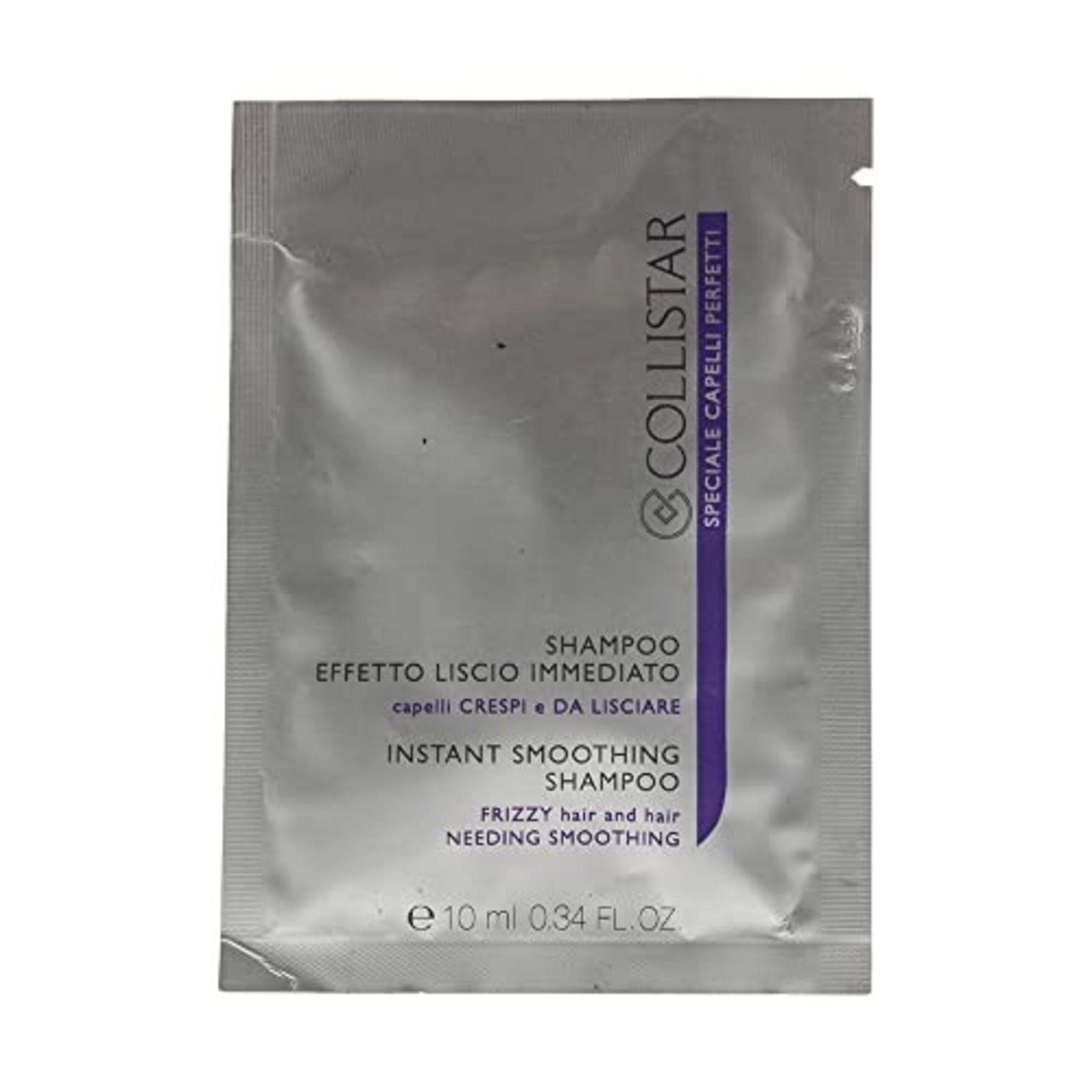 Collistar, Instant Smoothing, Hair Shampoo, Smoothing, 10 ml *Sample