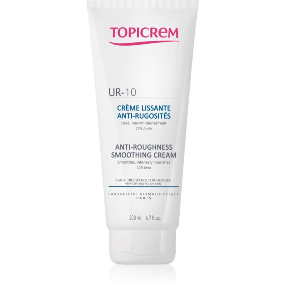 Topicrem, UR 10, Hydrating & Smoothening, Daily, Cream, 200 ml