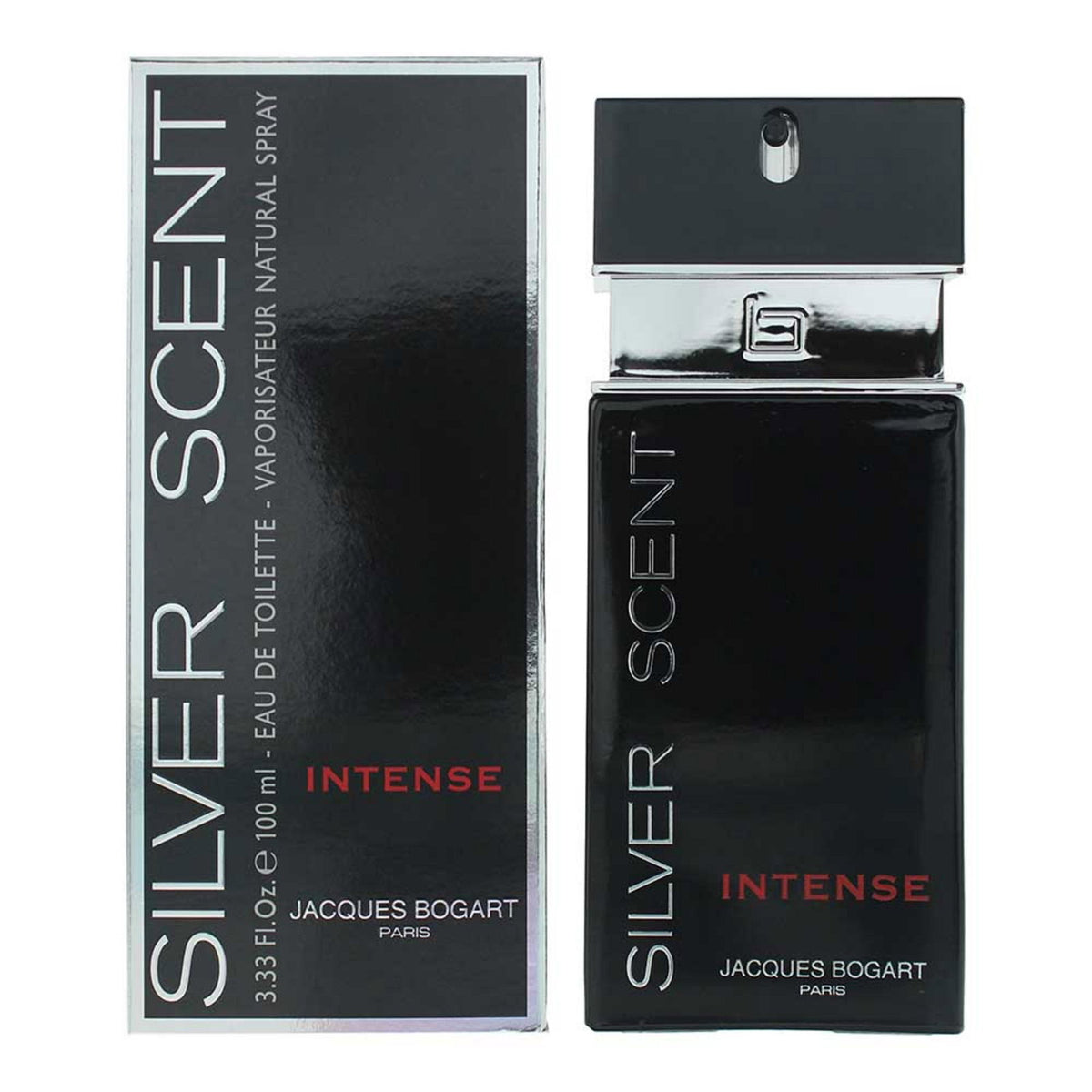 Jacques Bogart, Silver Scent Intense, Eau De Toilette, For Men, 100 ml