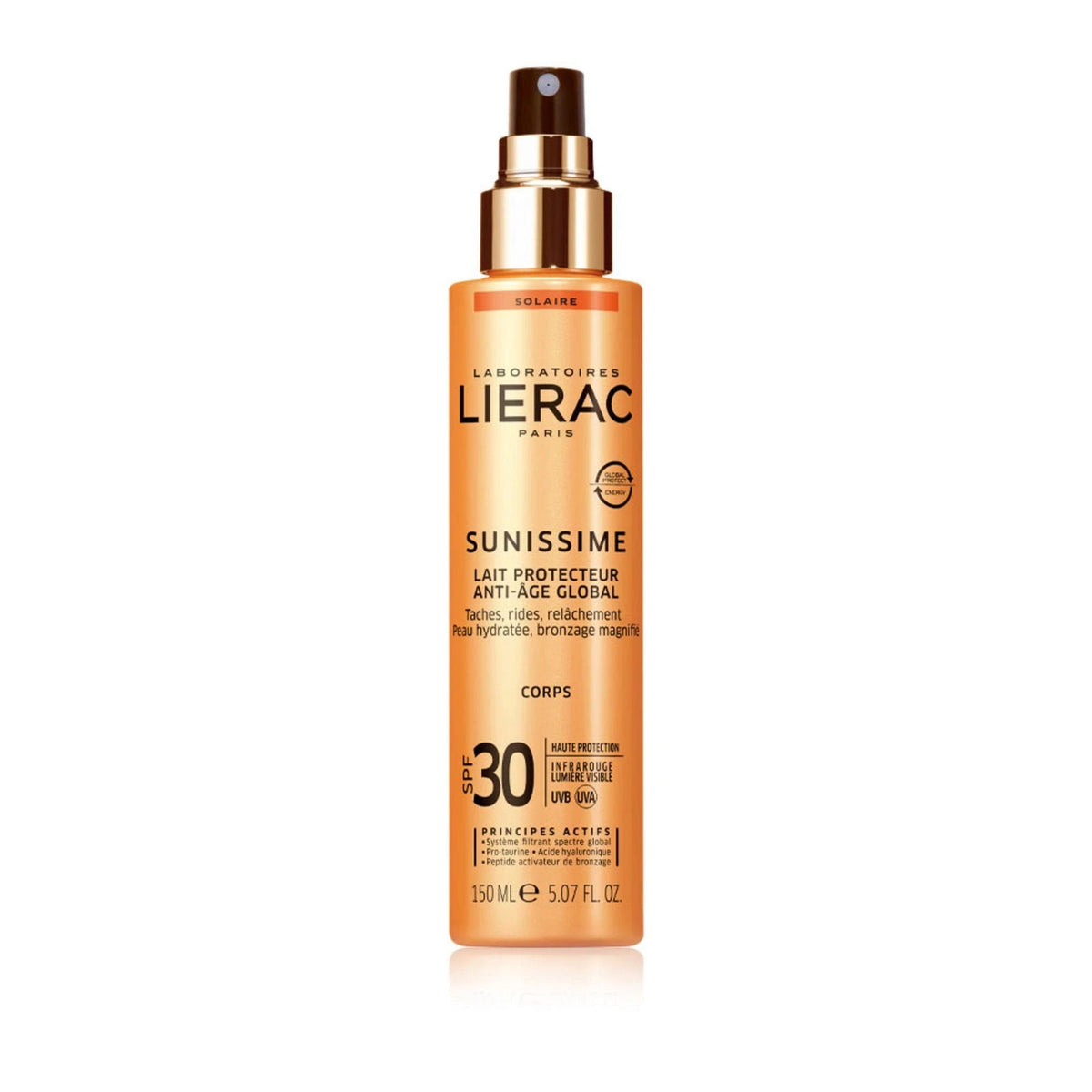 Lierac Sunissime Lotion solaire corps anti-âge SPF30 150 ml
