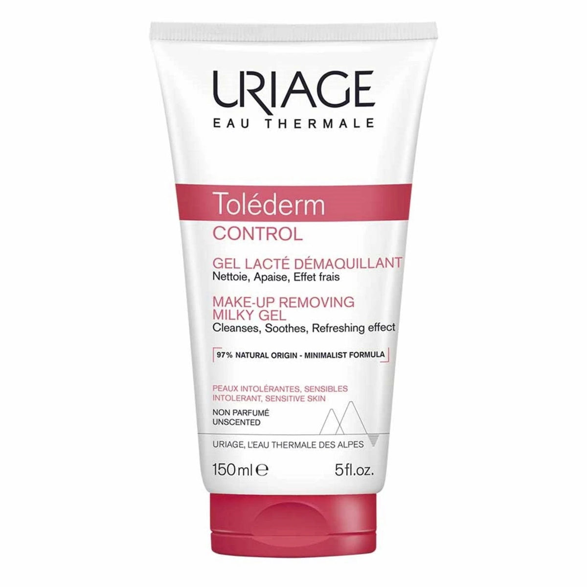 Gel lacté démaquillant Uriage Toléderm Control 150 ml