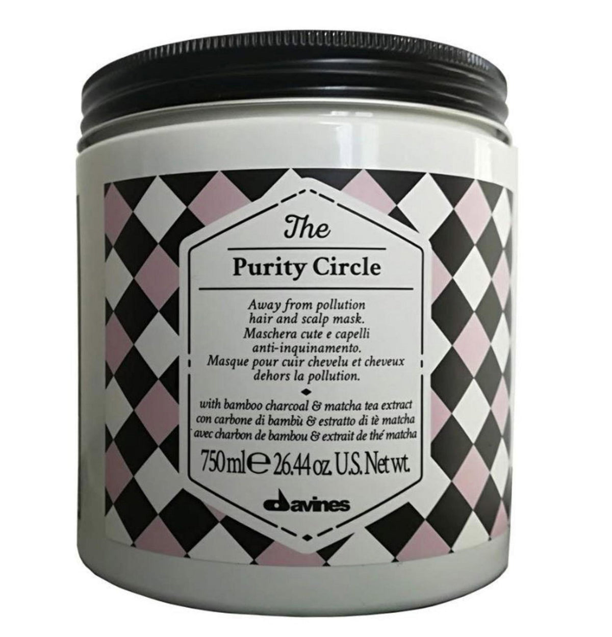 Davines, The Purity Circle, Scalp Treatment Cream Mask, Detoxification, 750 ml