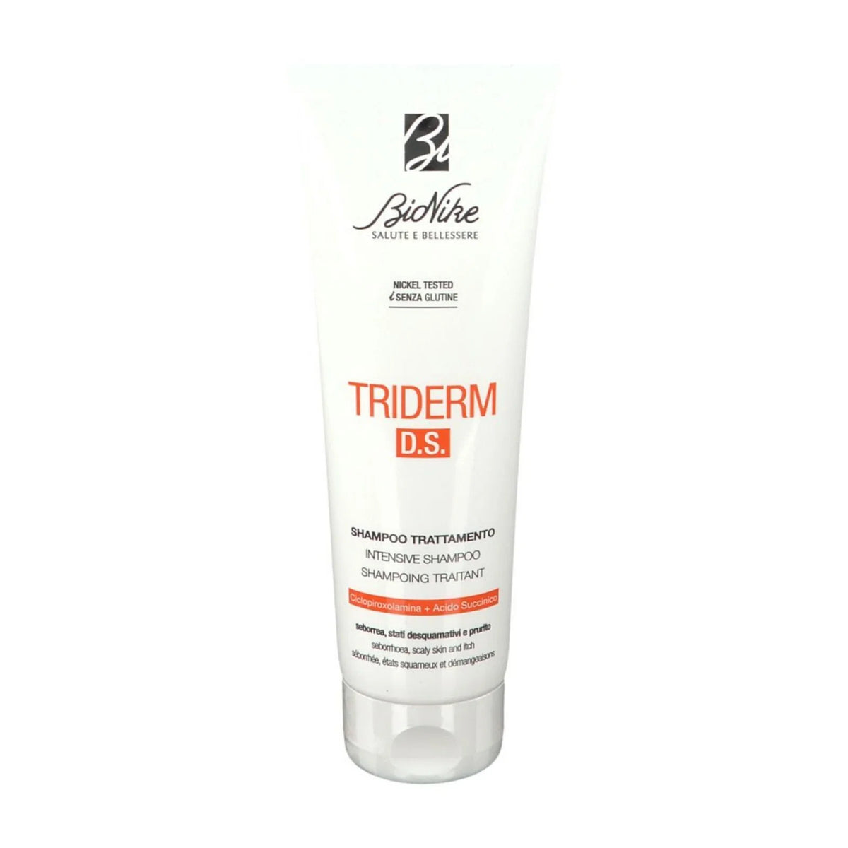 BioNike, Triderm D.S, Hair Treatment Shampoo, Protects Skin From Irritation And Redness, 125 ml