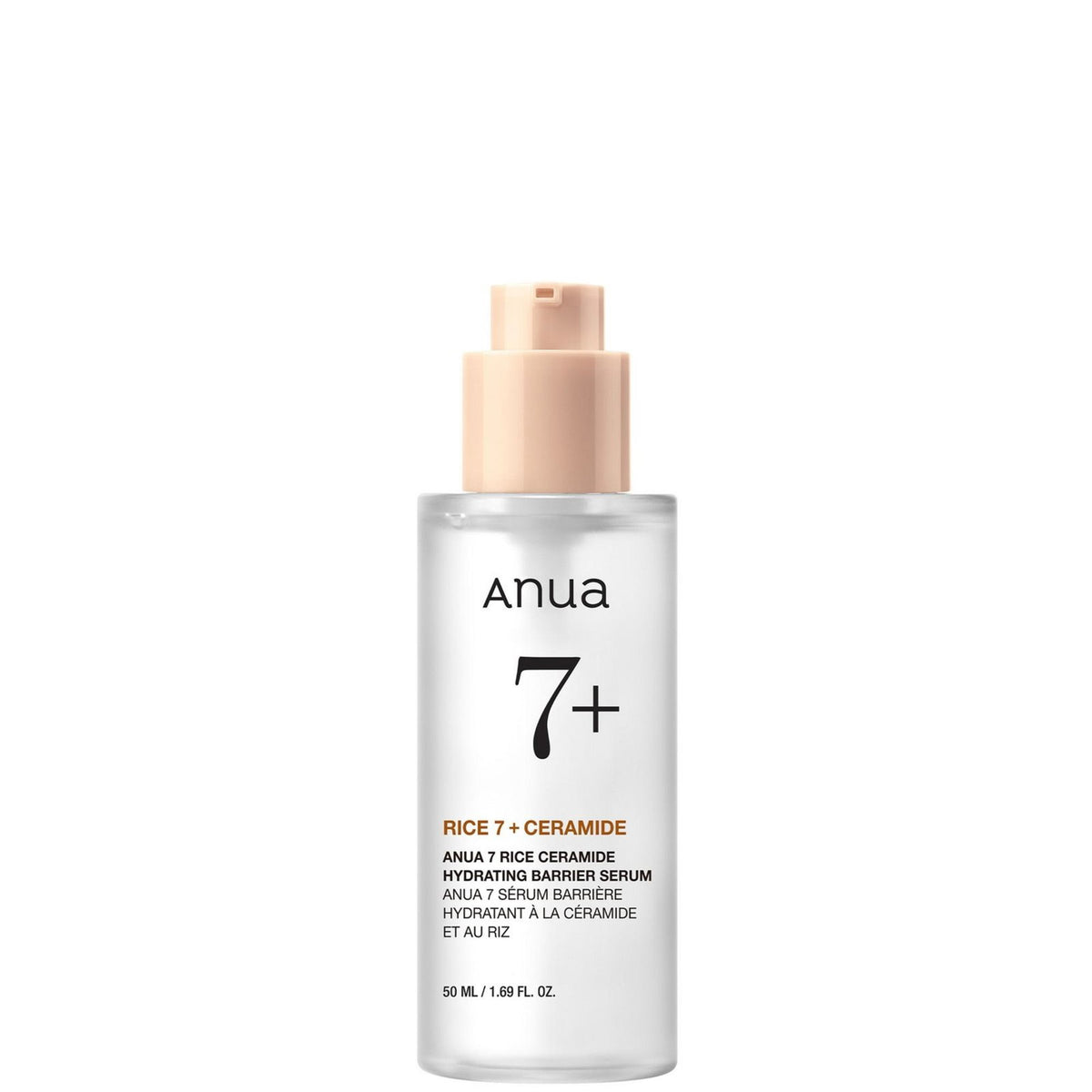 Anua 7 Sérum hydratant pour la barrière cutanée au riz et aux céramides 50 ml