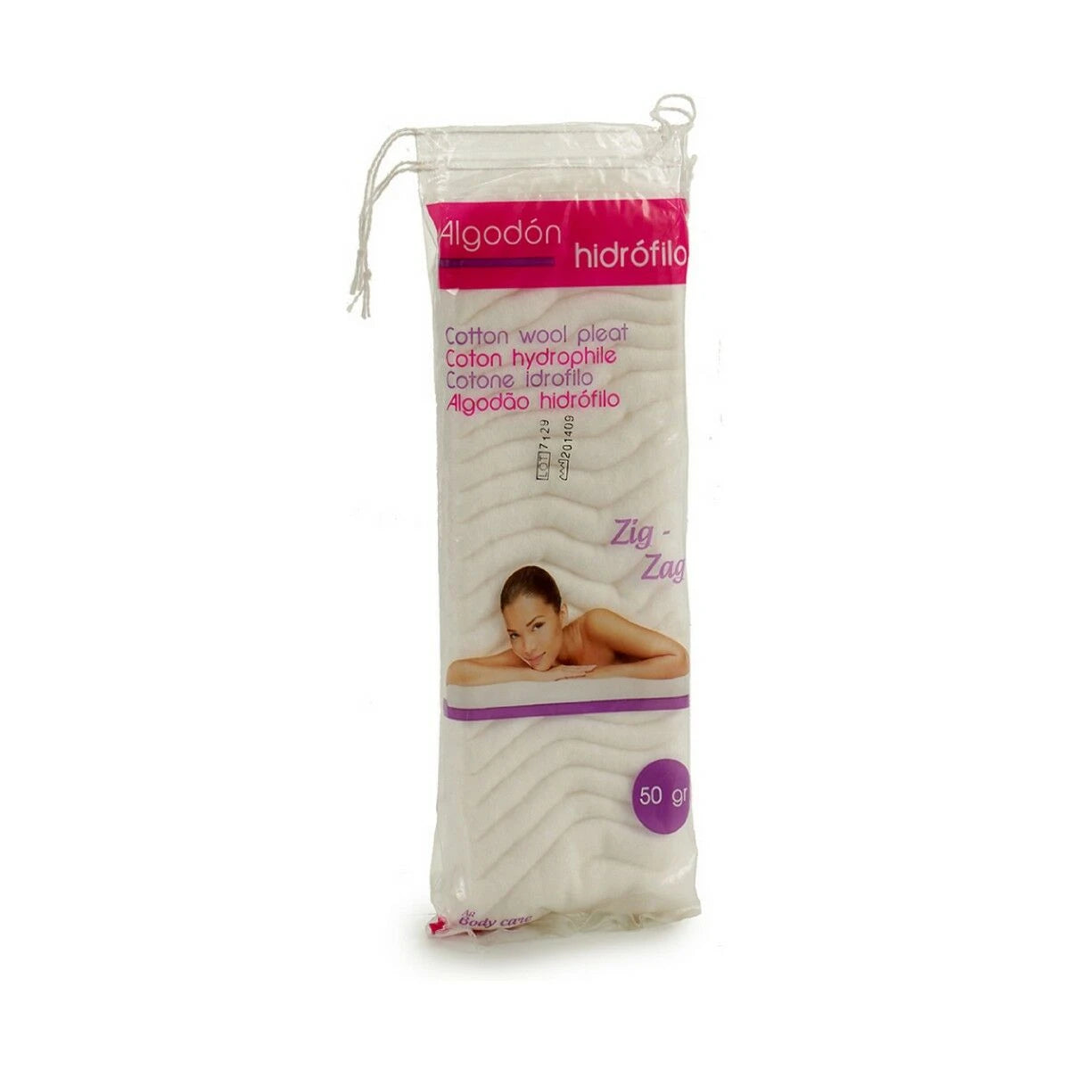 Cotton 50 g White (24 Units) product packaging