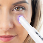 Anti-ageing Eye Massager with Phototherapy, Thermotherapy and Vibration Therey InnovaGoods product packaging