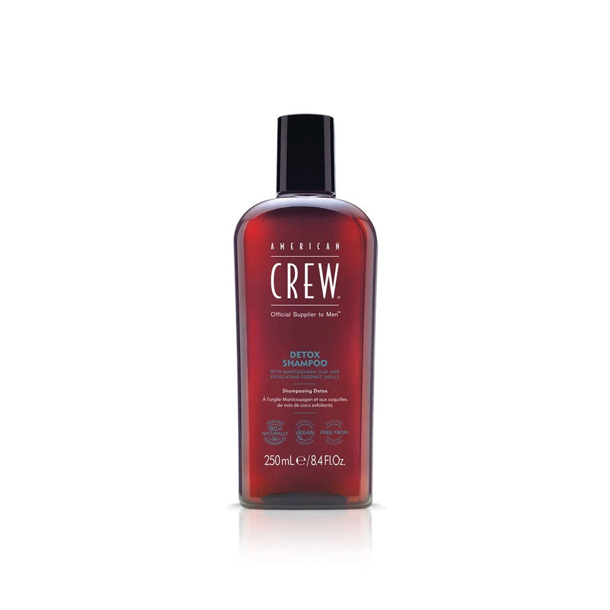 American Crew, Detox, Vegan, Hair Shampoo, For Regulation Of Excessive Sebum, 250 ml