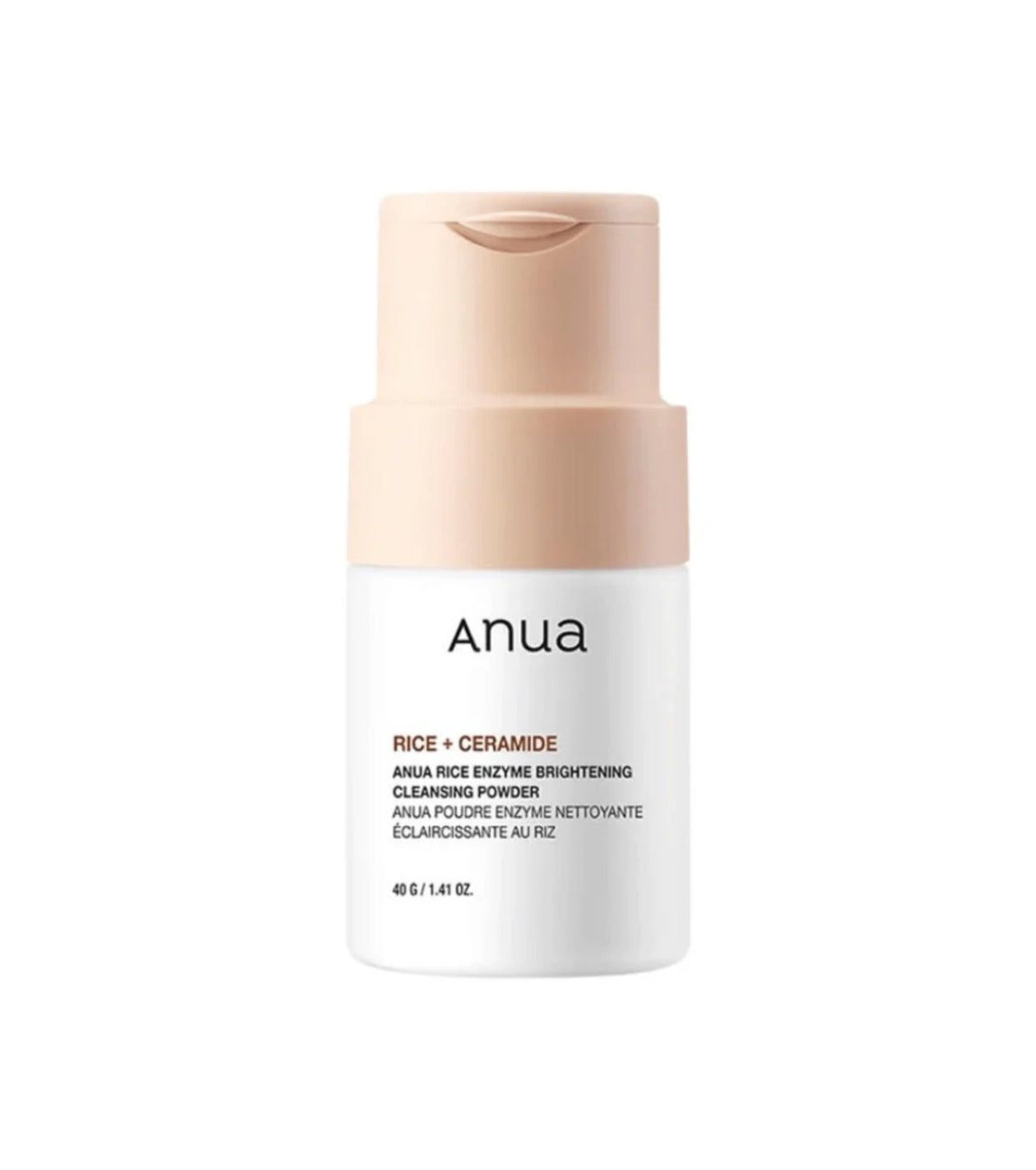 Anua Poudre nettoyante illuminatrice aux enzymes de riz 40 g
