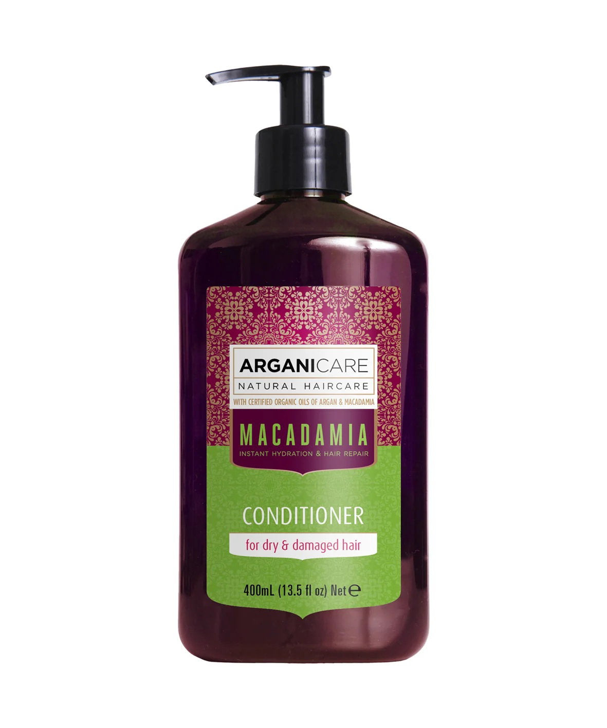 Arganicare, Macadamia, Hair Conditioner, Nourishing & Repairing, 400 ml