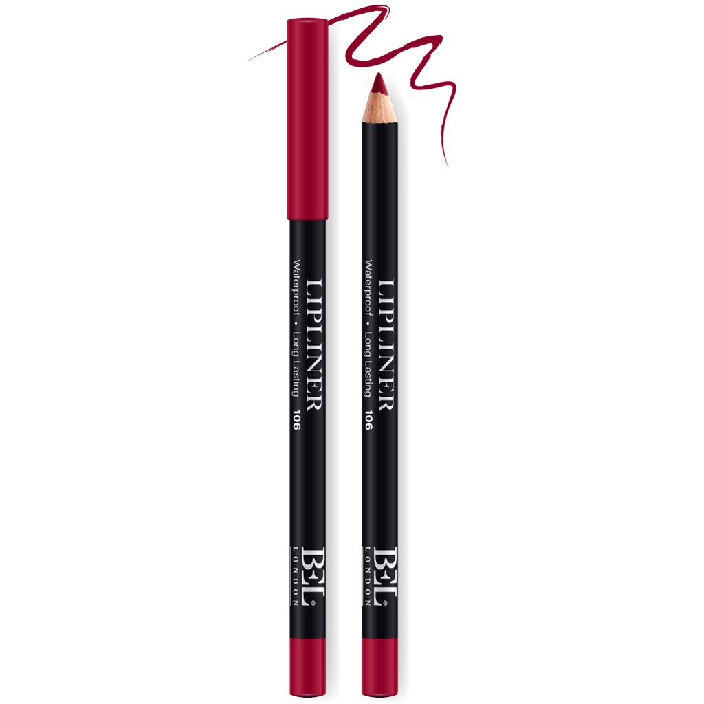 Bel London, BEL London, Hydrogenated Vegetable Oil, Waterproof, Contour, Lip Liner, 106, 0.78 g