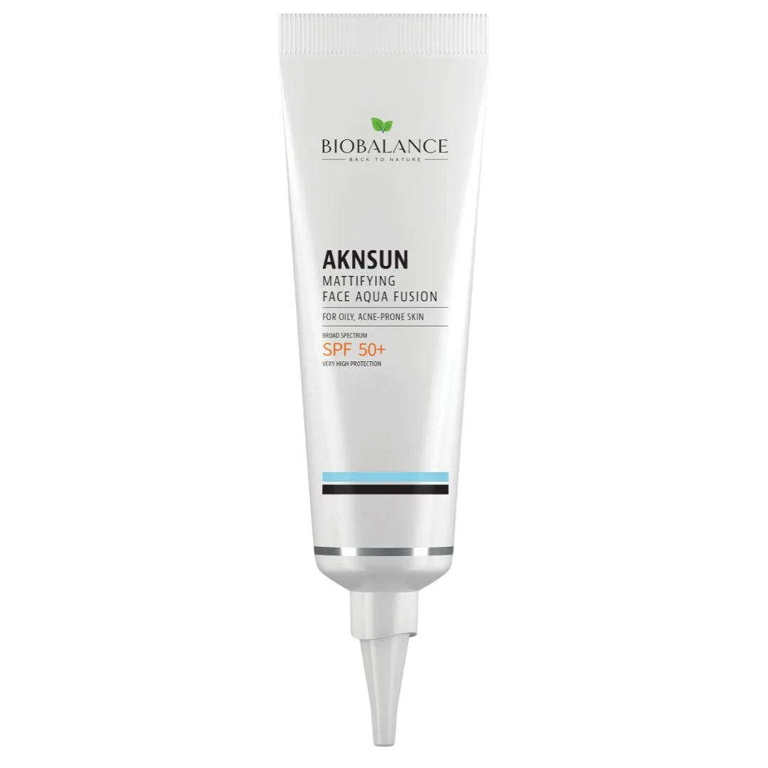 Bio Balance, AKNSUN, Matifiant & Protecteur, Avant l'exposition au soleil, Crème, Pour le visage, SPF 50+, 40 ml