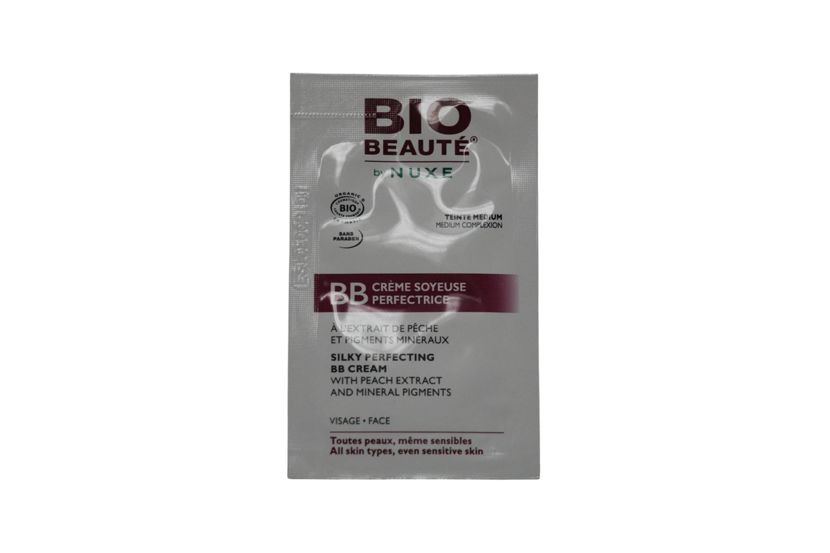 Échantillon de BB crème soyeuse perfectrice Bio Beauté by Nuxe Medium 2 ml