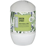 Biobaza, Green Spirit, Natural Ingredients, Refreshing, Green, Deodorant Roll-On, For Women, 50 ml