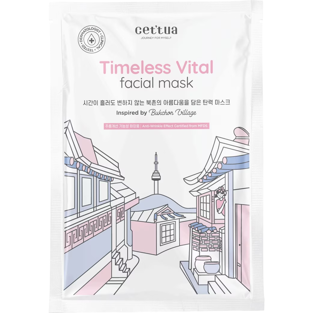 Cettua Timeless Vital Masque en tissu anti-âge 20 g