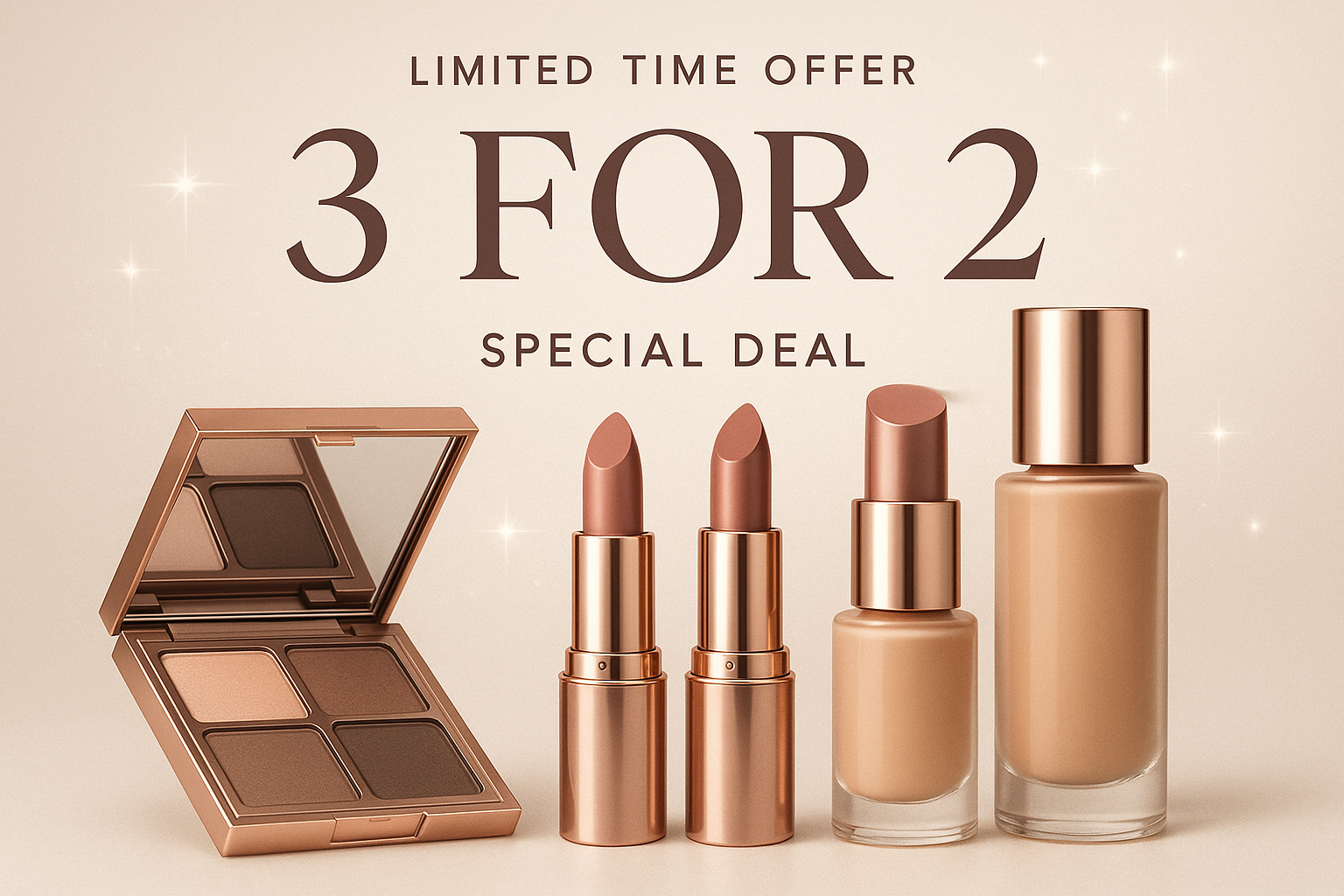 Create a 3-for-2 deals image banner