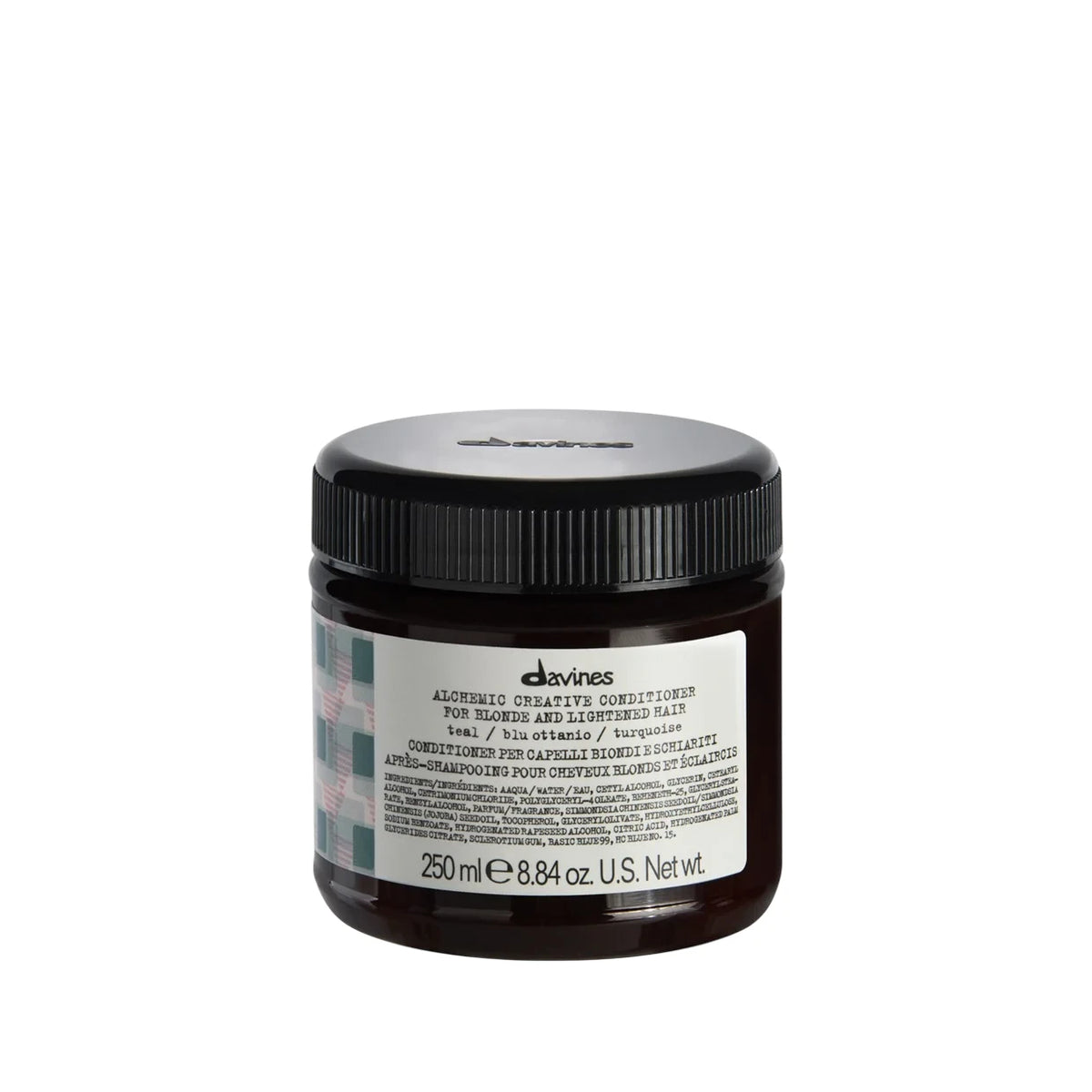 Davines, Alchemic, Hair Colour Conditioner,  Teal Blue, Enhances Color Vibrancy, 250 ml