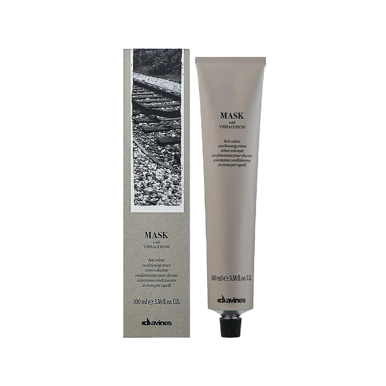 Davines, Mask With Vibrachrom, Permanent Hair Dye, 8.0 , 100 ml