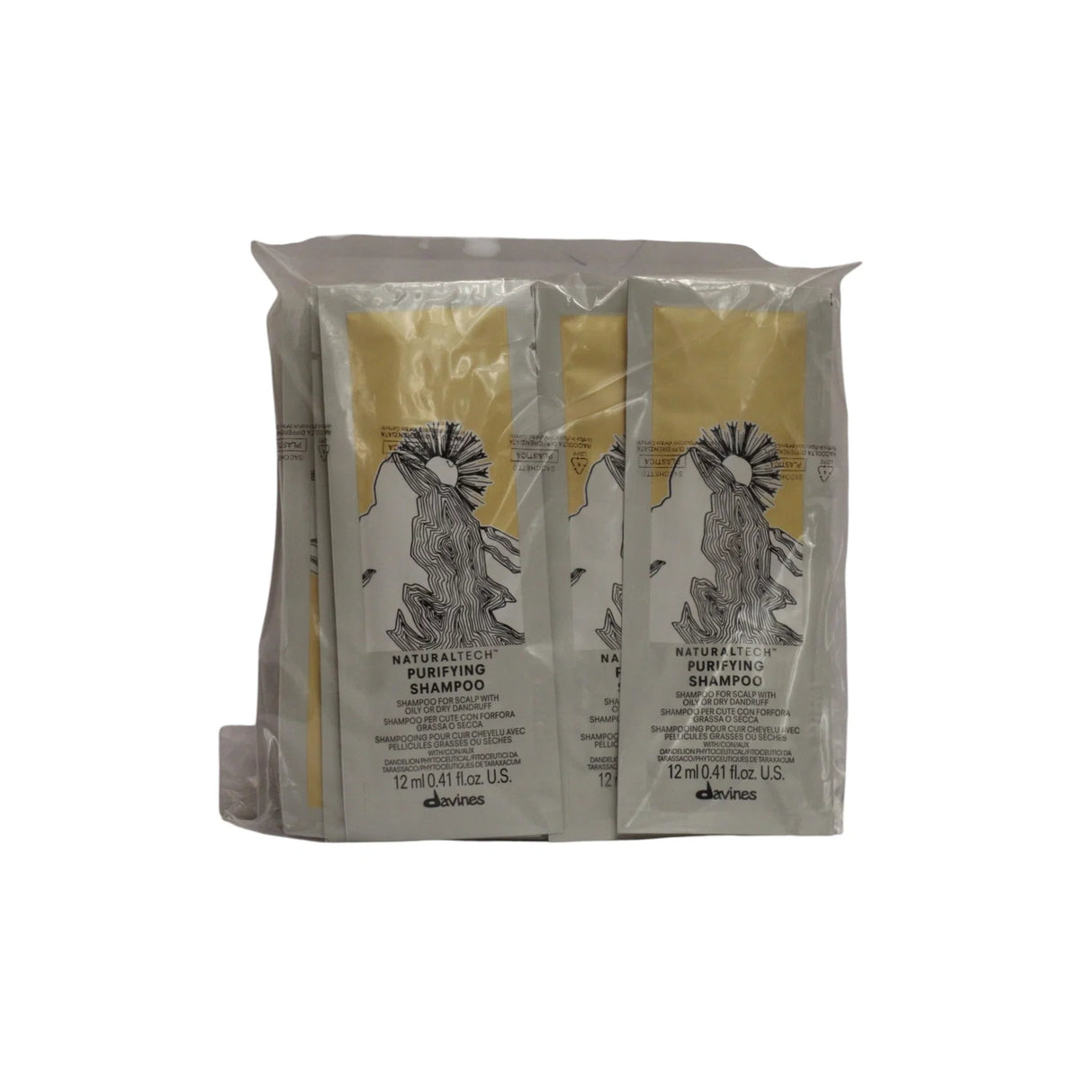 Davines NaturalTech Shampooing purifiant 12 pièces