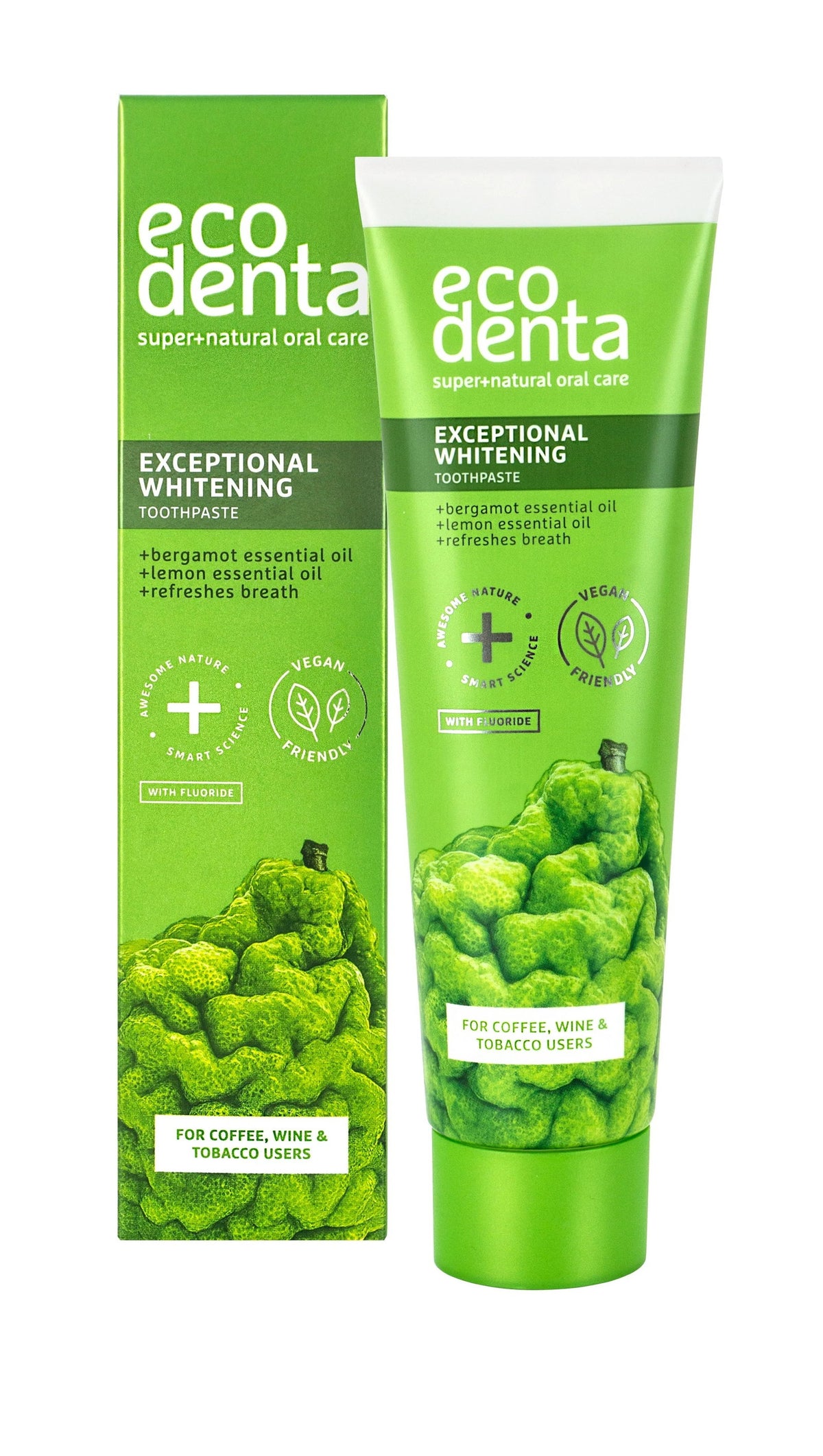 Ecodenta, Exceptional Whitening, Whitening & Fresh Breath, Toothpaste, 75 ml
