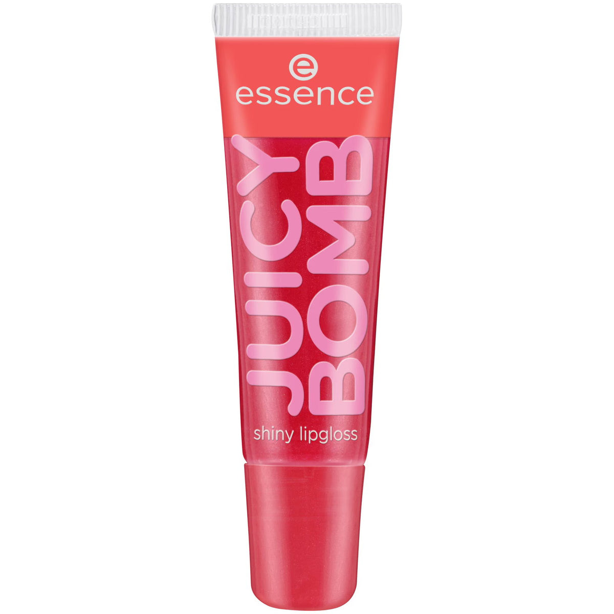 Essence, Juicy Bomb, Vegan, Cruelty-Free, Paraben-Free, Alcohol-Free, Gluten-Free, Natural Glow, Glossy, Lip Balm, 104, Poppin Pomegranate, 10 ml