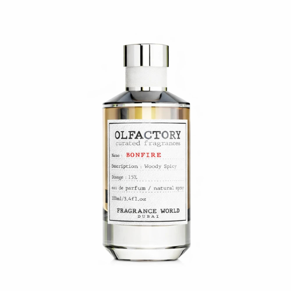 Fragrance World Olfactory Bonfire Eau de Parfum unisexe 100 ml