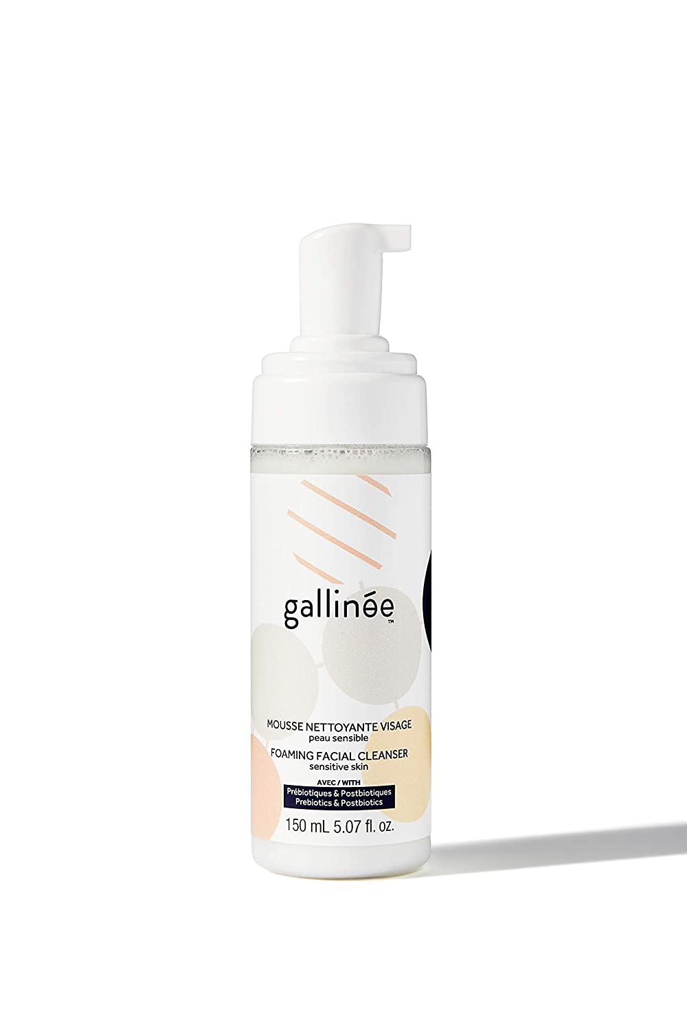 Gallinee, Microbiome Skincare, Prebiotics & Postbiotics, Purifying, Cleansing Foaming Cream, 150 ml
