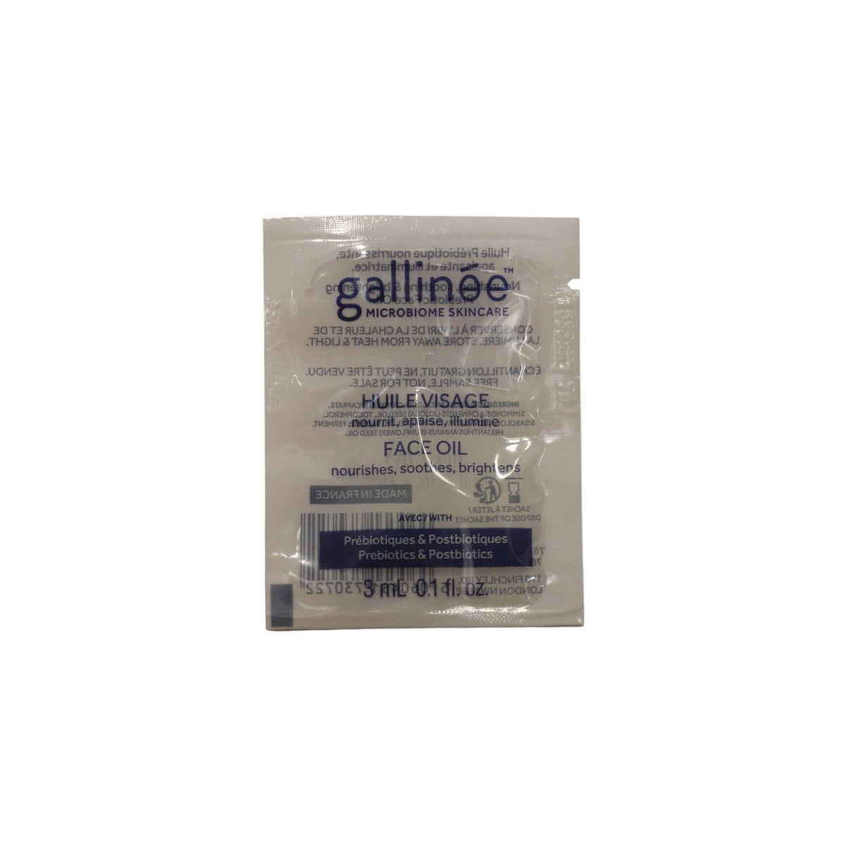 Gallinée Huile visage prébiotique 3 ml Sample