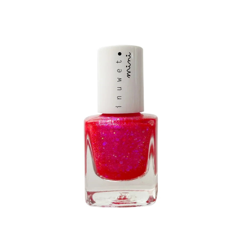 Inuwet Vernis à ongles pailleté Fushia 5 ml Miniature