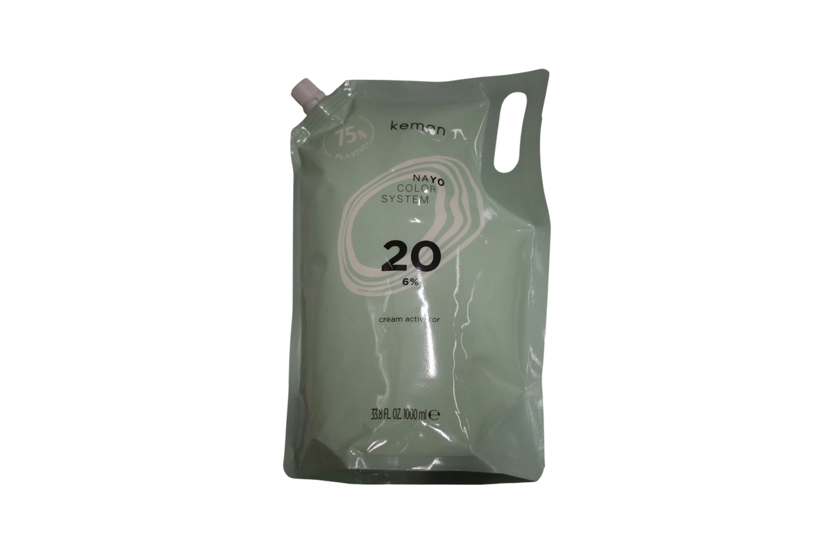 Kemon Nayo Activateur crème 20 volumes 6% Lotion colorante capillaire 1000 ml