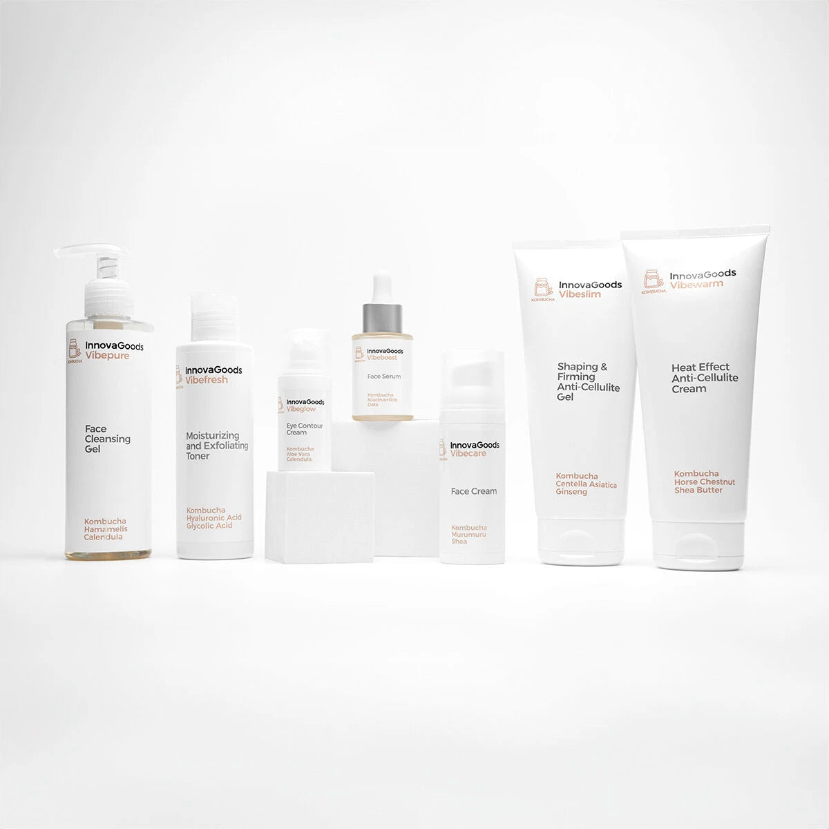 Hydrating Facial Cream Kombucha Vibecare InnovaGoods 50 ml skincare packaging