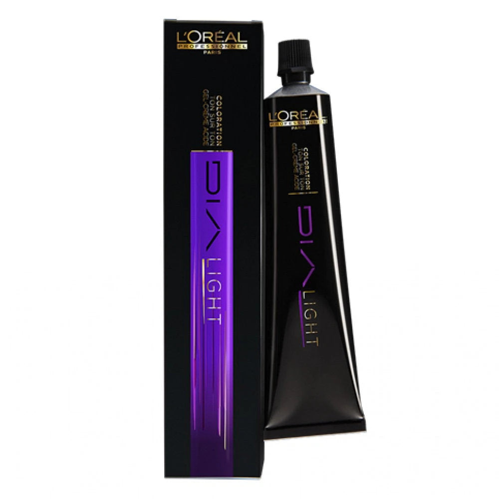 L'Oreal Professionnel, Dia Light, Ammonia-Free, Semi-Permanent Hair Dye, 7.40 Blonde Intense Cooper, 50 ml
