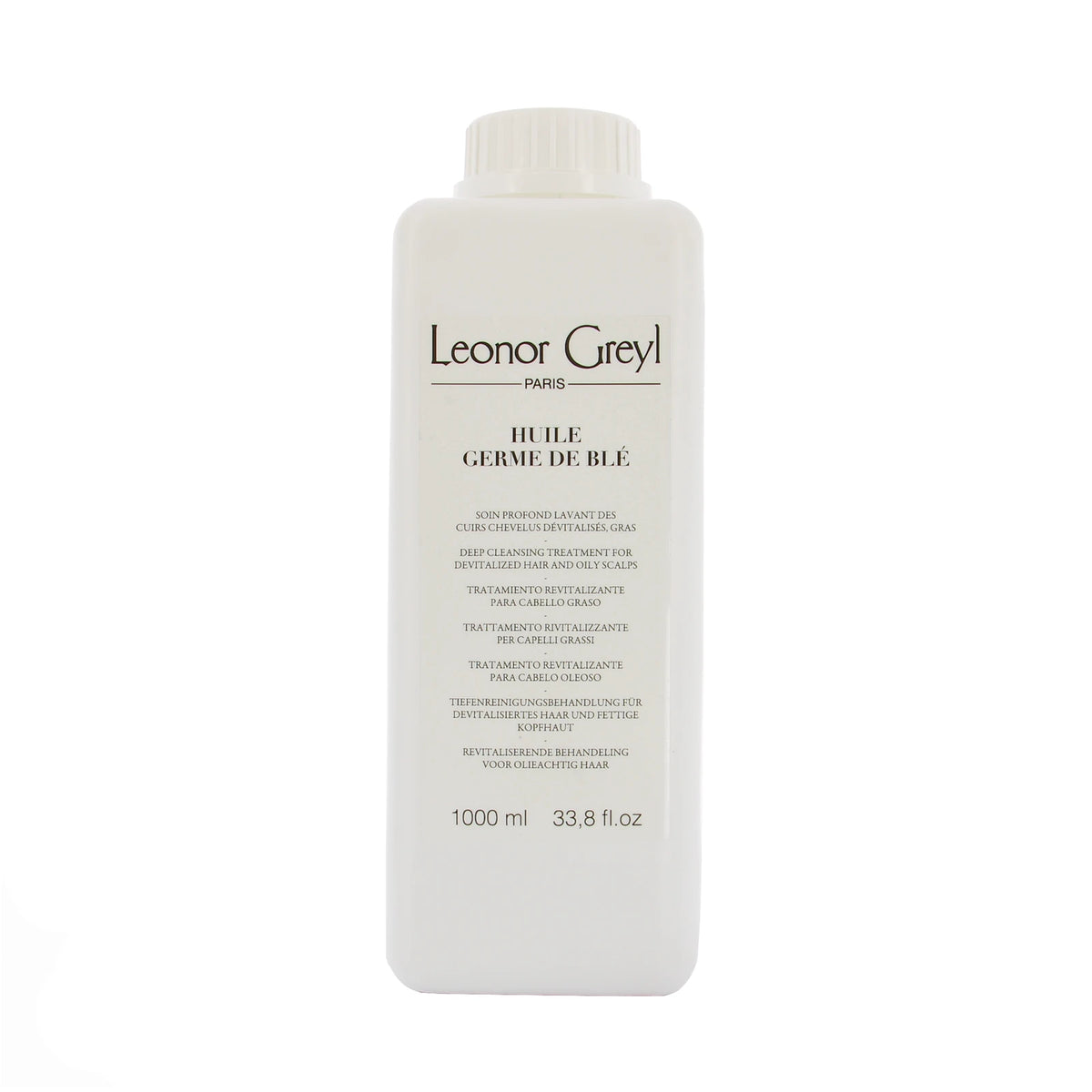 Leonor Greyl, Huile Germe De Ble, Leave-In Scalp Treatment Lotion, For Cleansing, 1000 ml