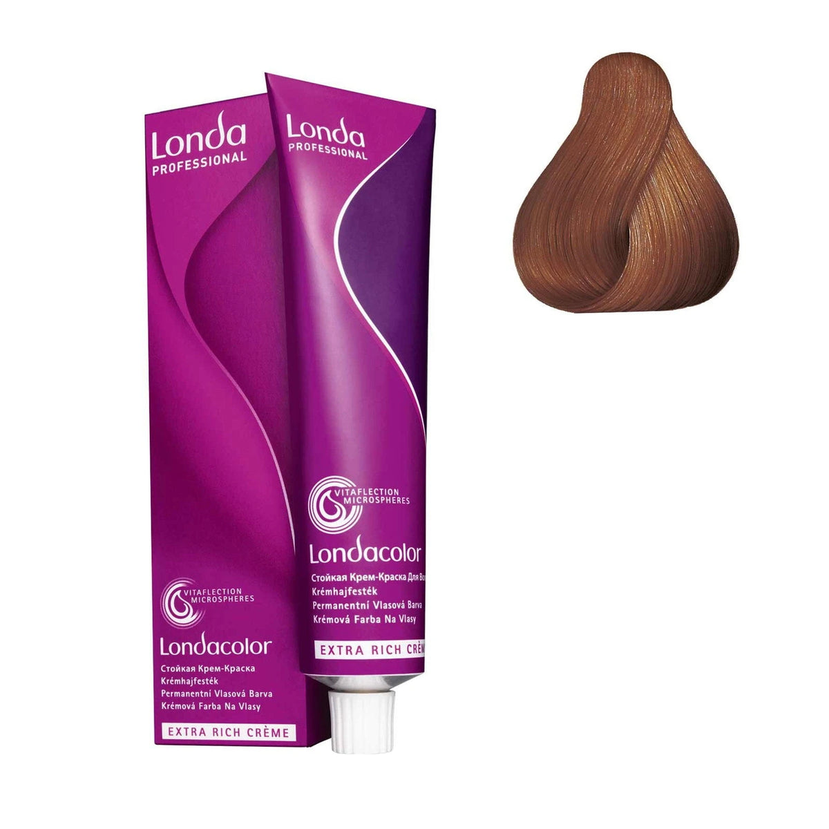 Londa Professional, Londacolor, Permanent Hair Dye, 7/37 , 60 ml
