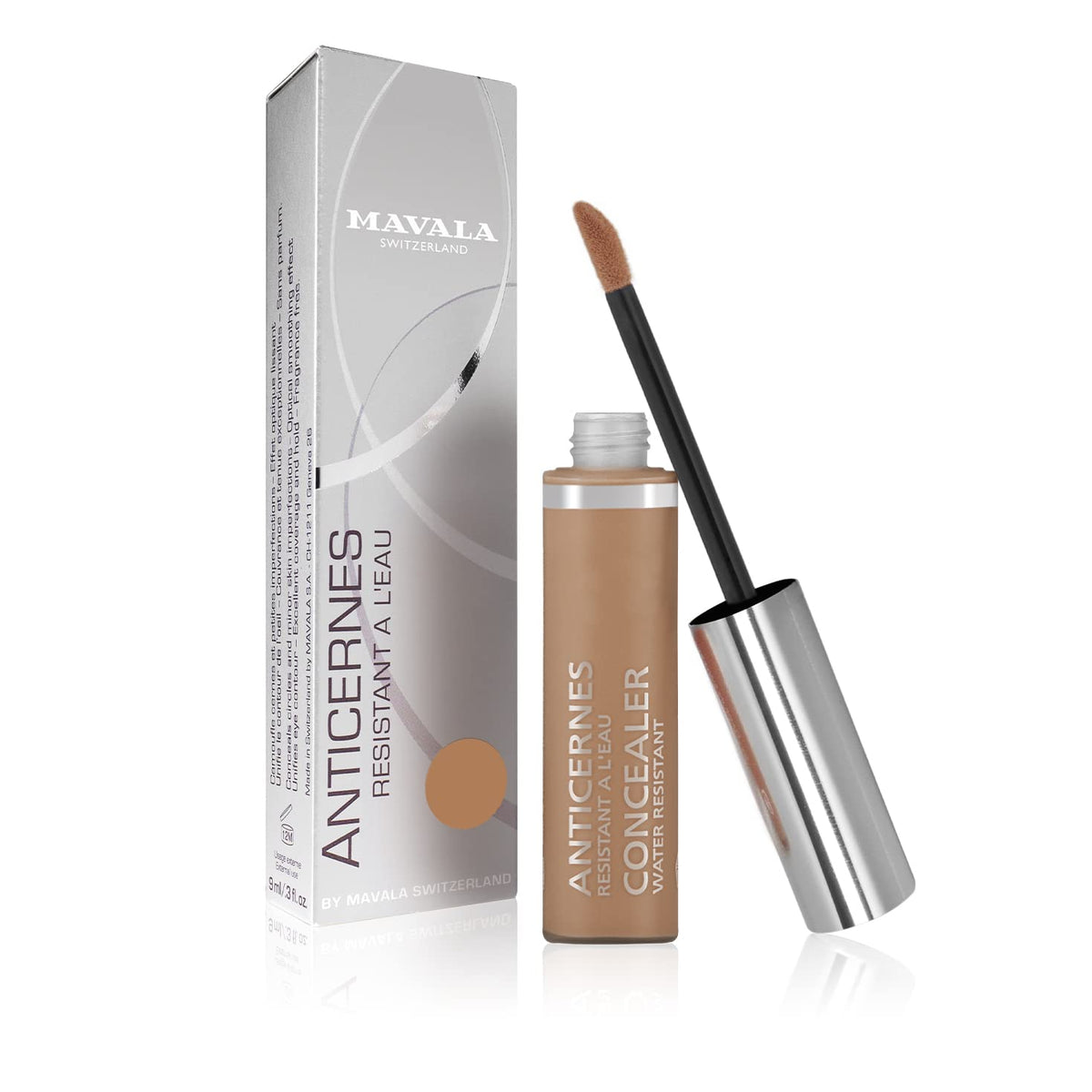 Mavala, Anticernes, Covering & Smoothing, Under-Eye Concealer Pen, 03, Intense, 9 ml
