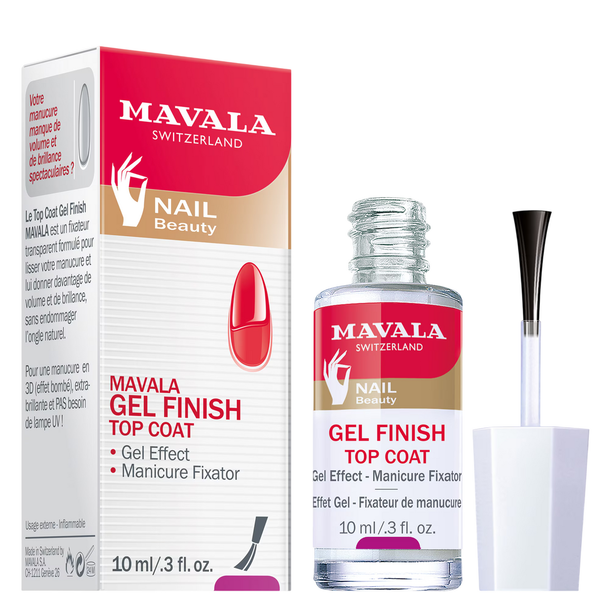 Mavala, Mavala, Top Coat, Nail Polish, 10 ml