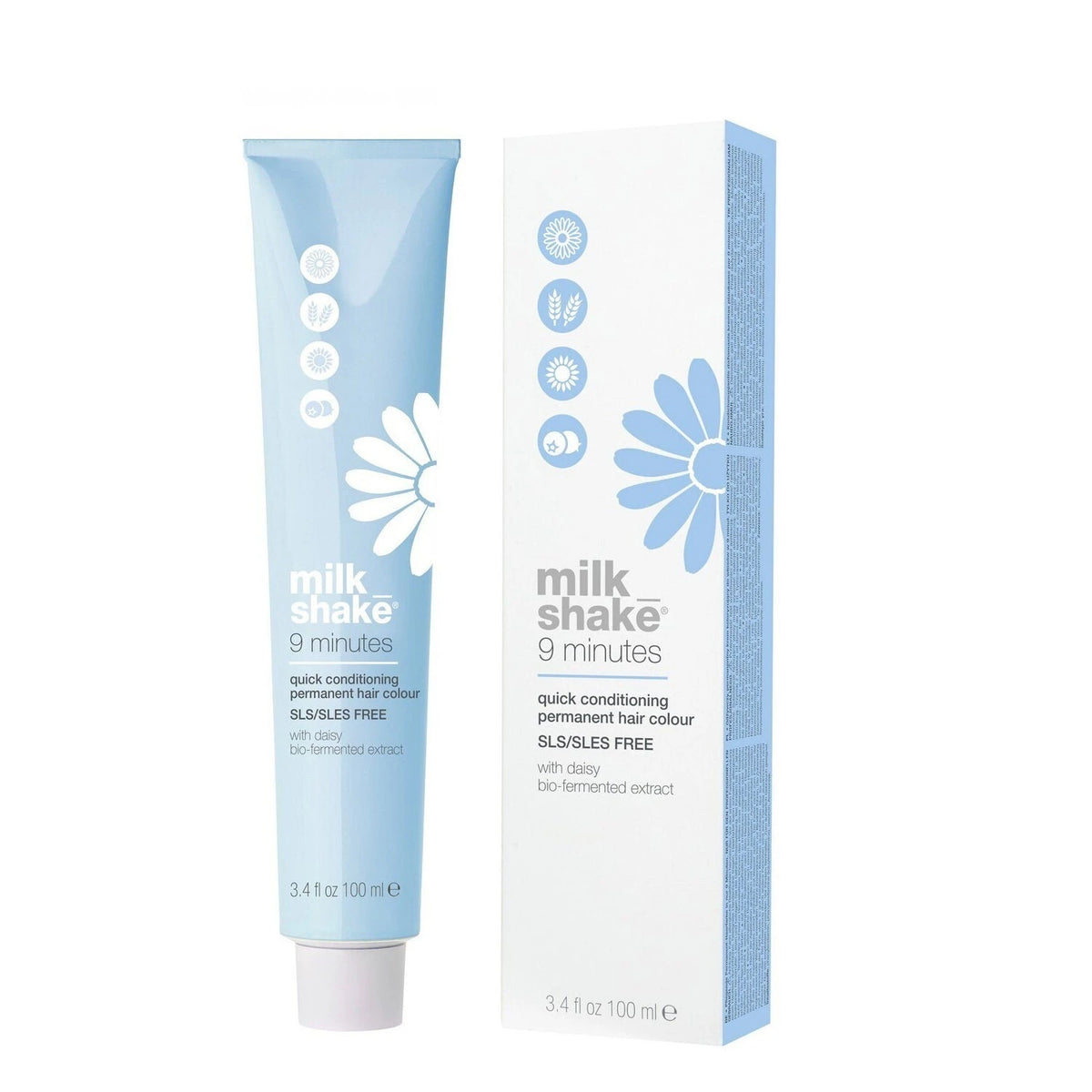 Milk Shake, 9 Minutes, Permanent Hair Dye, 7.1 Ash Blonde, 100 ml