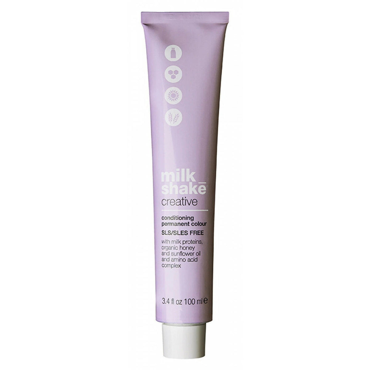 Milk Shake, Creative, SLS/SLES-Free, Permanent Hair Dye, 4.34G Golden Medium Brown, 100 ml