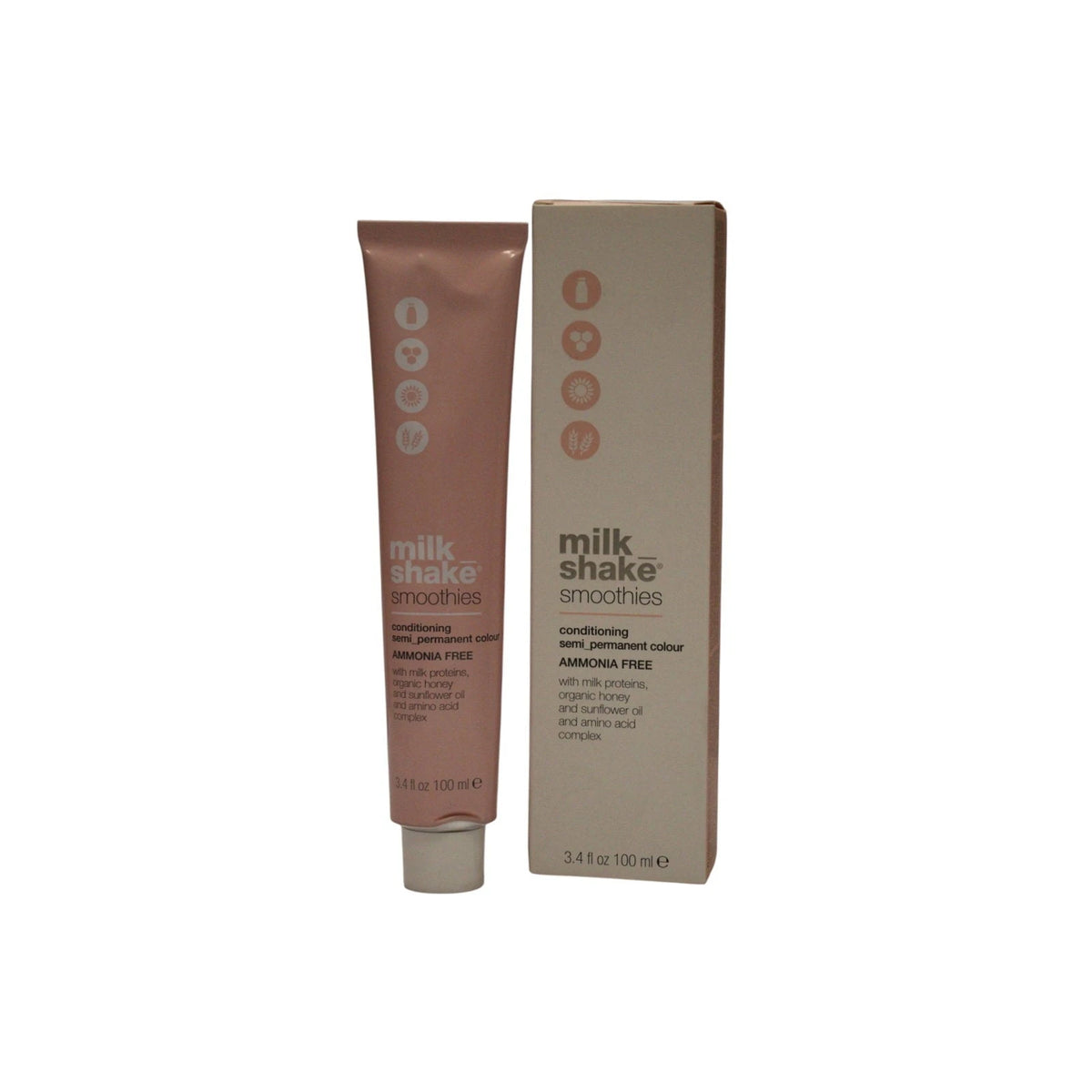 Milk Shake Smoothies Coloration capillaire semi-permanente 8.71 Blond clair cendré rouge 100 ml