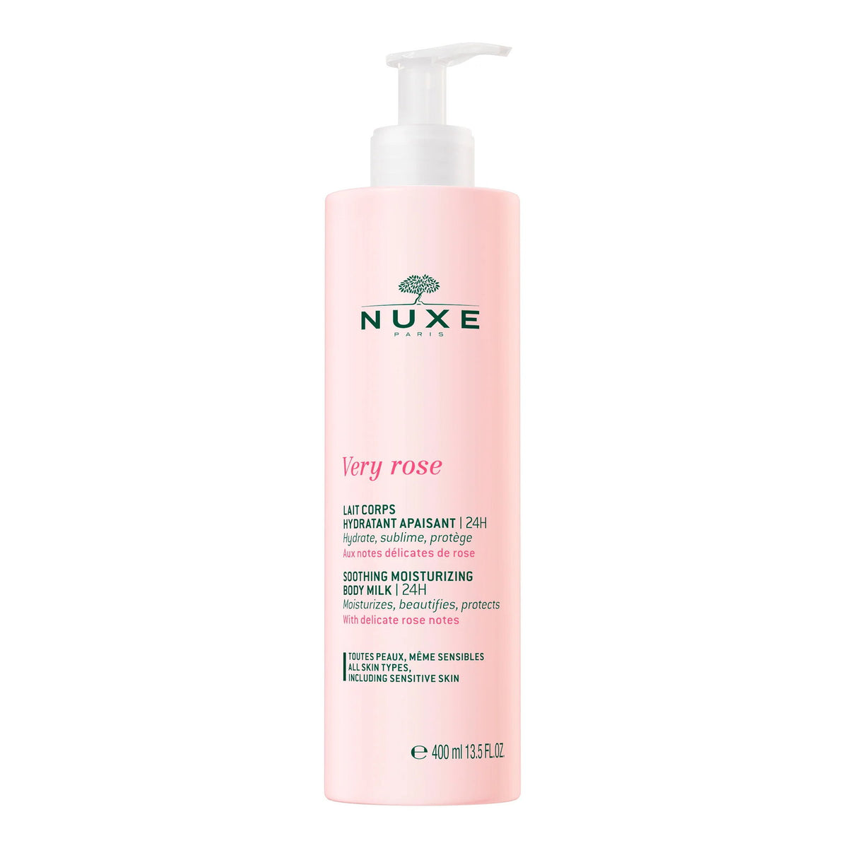 Nuxe, Very Rose, Hydrating, Body Milk, 400 ml