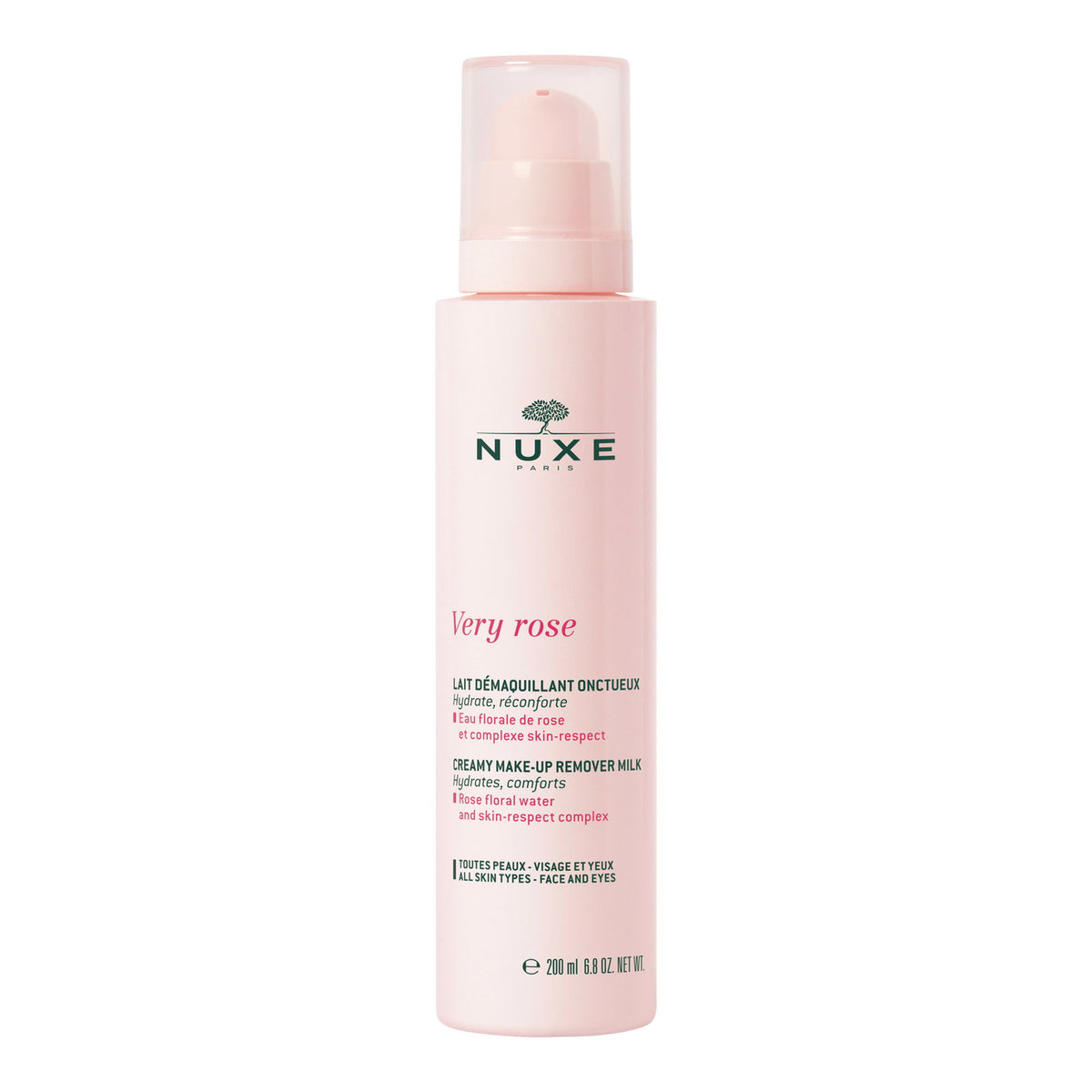 Nuxe, Very Rose, Vegan, Hydrating, Cleansing Milk, For Face, 200 ml