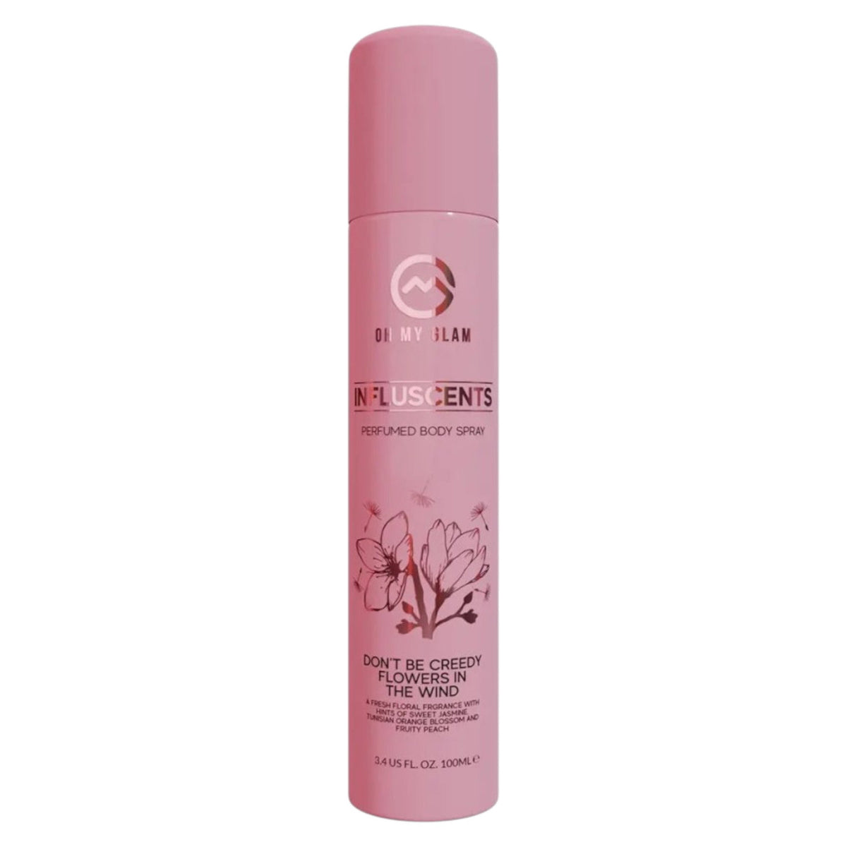 Oh My Glam, Influscents Don't Be Creedy: Flowers In The Wind, Body Spray, 100 ml