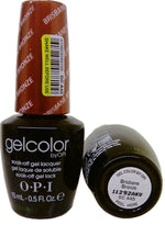 Opi, Gel Color, Semi-Permanent Nail Polish, GC A45, Brisbane Bronze, 15 ml