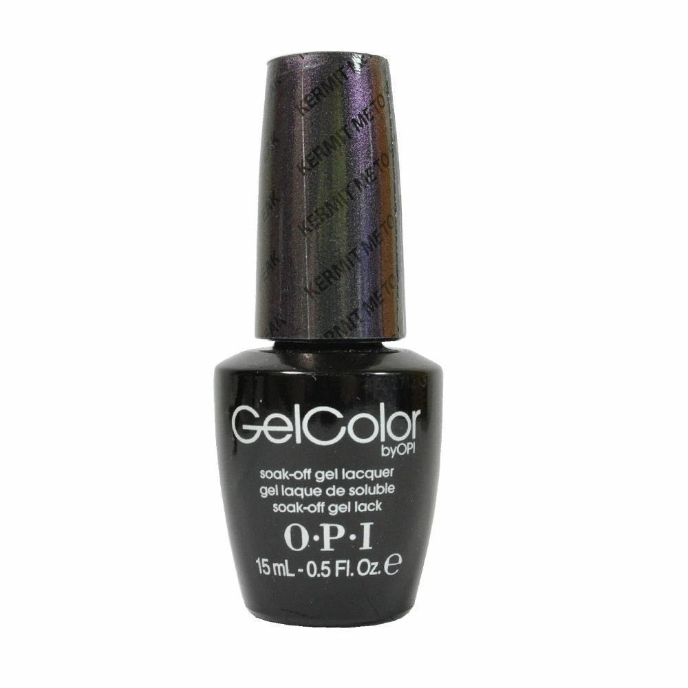 Opi, Gel Color, Semi-Permanent Nail Polish, Kermit Me To Speak, 15 ml
