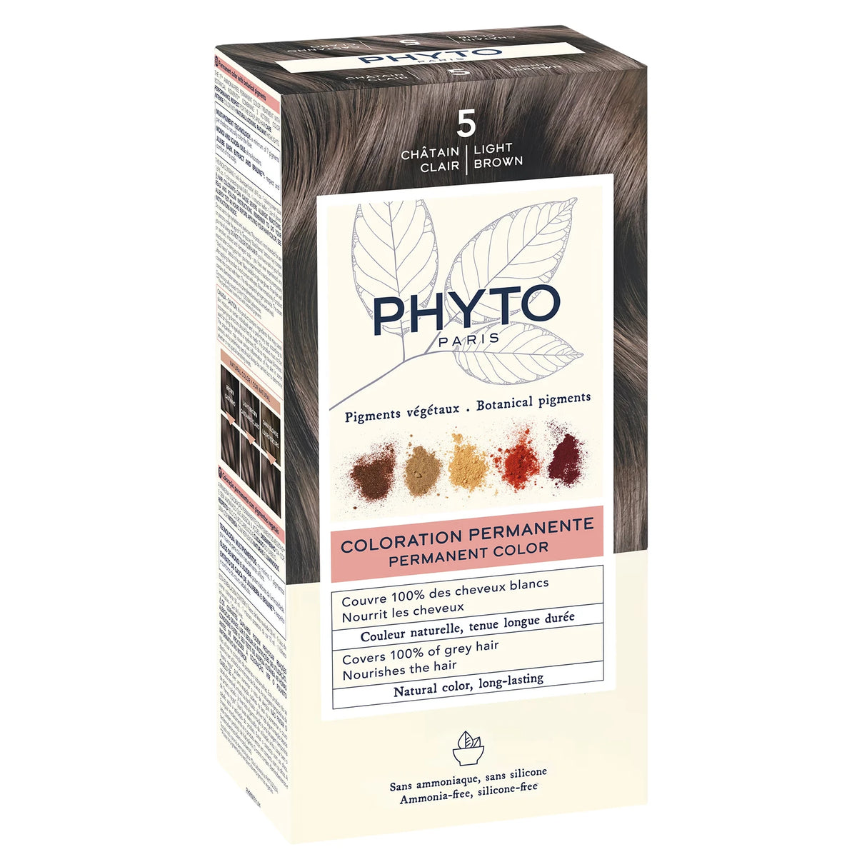 Phyto Color Coloration permanente 5 Châtain clair 50 ml