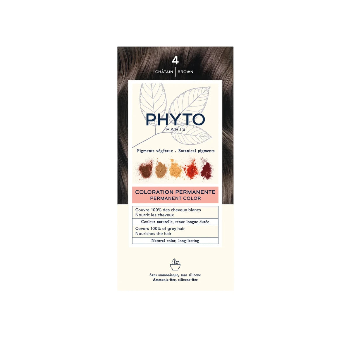 Phyto Phytocolor Coloration permanente 4 Brun 50 ml