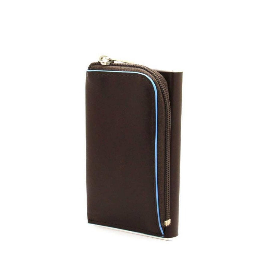 Piquadro, Blue Square Card Holders