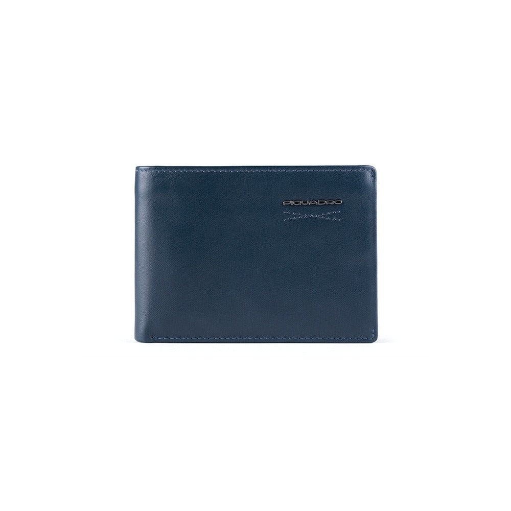 Piquadro Obidos Portefeuille pour homme bleu marine