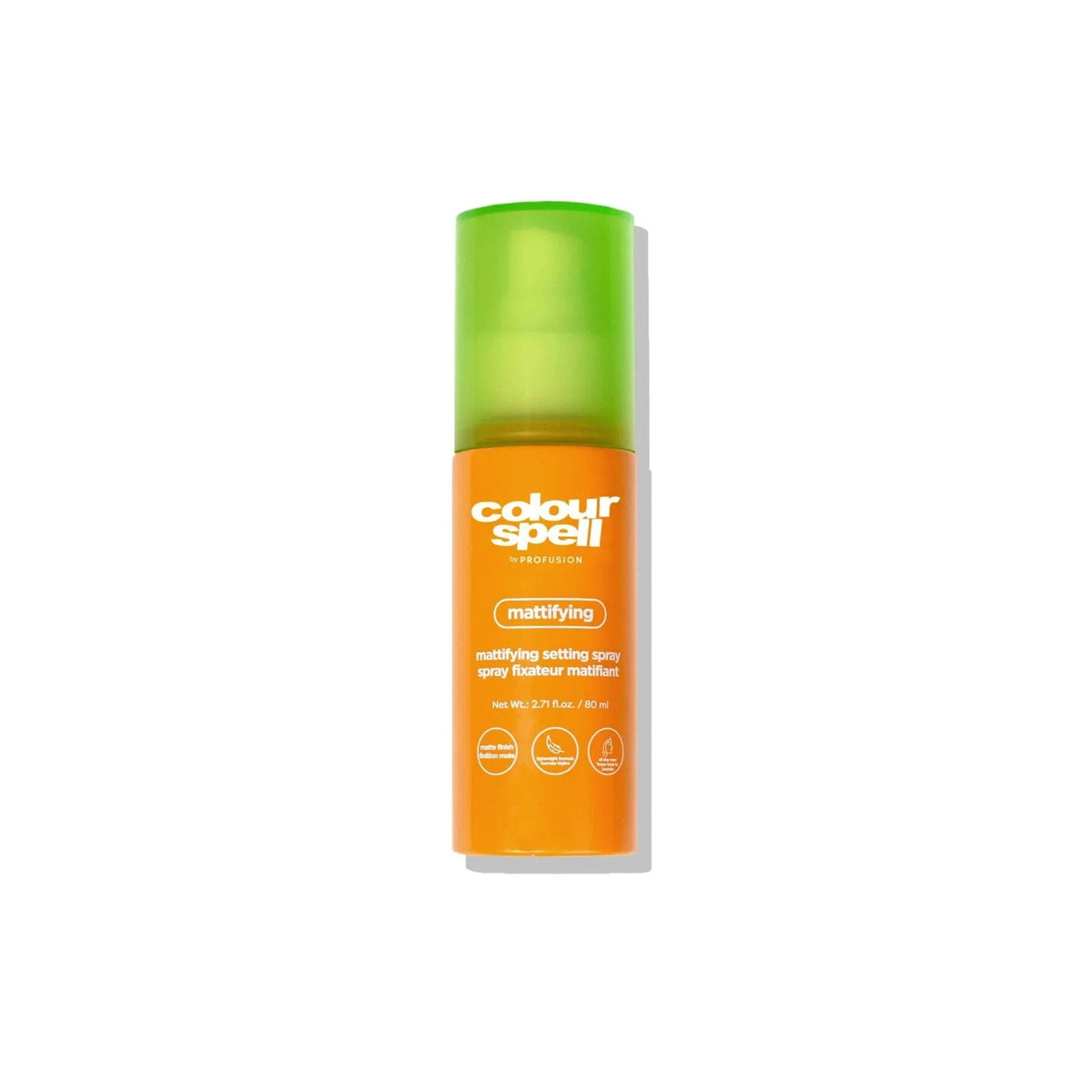 Profusion, Colour Spell, Mat, Spray fixateur de maquillage, 80 ml